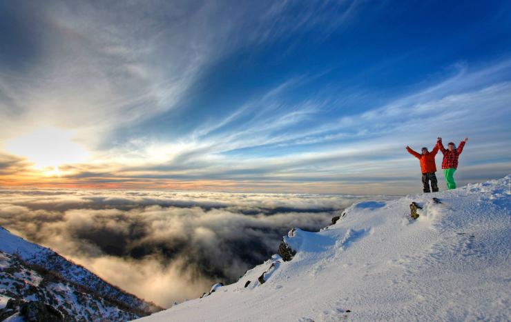 Skiing, Mount Buller, Victoria © Mt Buller, Peter Dunphy
